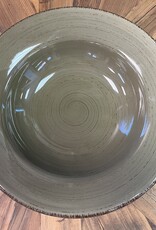 TAG Set of 3 Olive Sonoma Rimmed Bowls