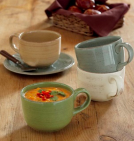 TAG Set of 2 Market Soup/Latte Mugs in Slate Blue