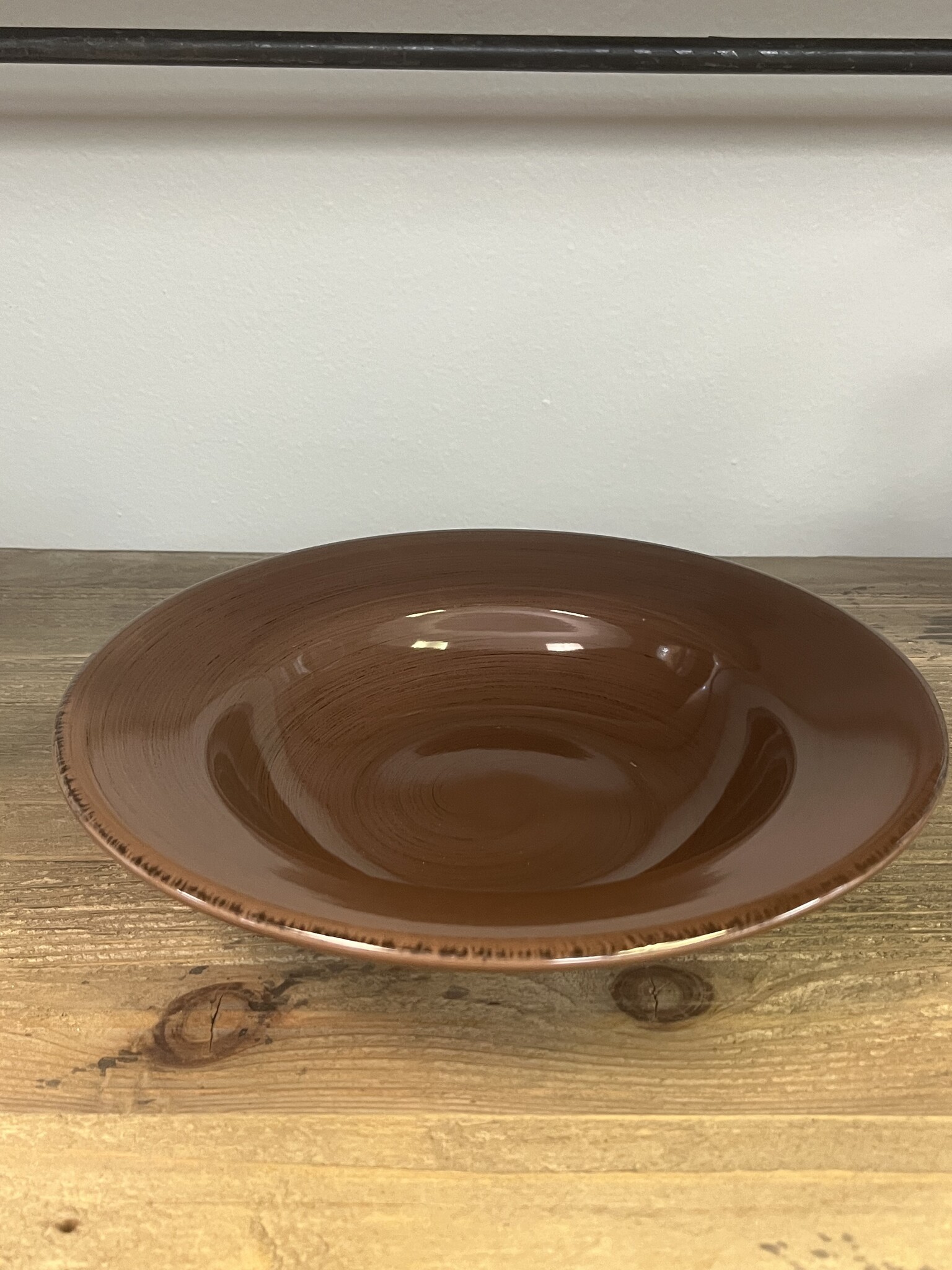 TAG Set of 5 Sonoma Chocolate Rimmed Bowls