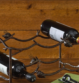 Park Designs Hand Crafted Iron Pine Cone Lodge Wine Rack