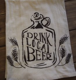 TAG Drink Local Beer Flour Sack Towel