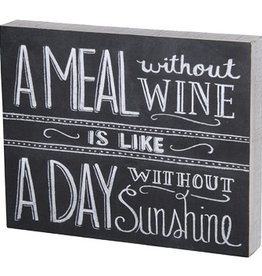 Primatives by Kathy Without Wine Box Sign