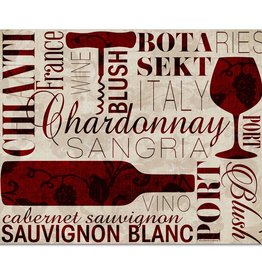 Counter Art Divine Wine Glass Cutting Board