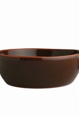 TAG Small Jardin Round Terracotta Baker in Chocolate