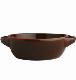 TAG Small Jardin Round Terracotta Baker in Chocolate