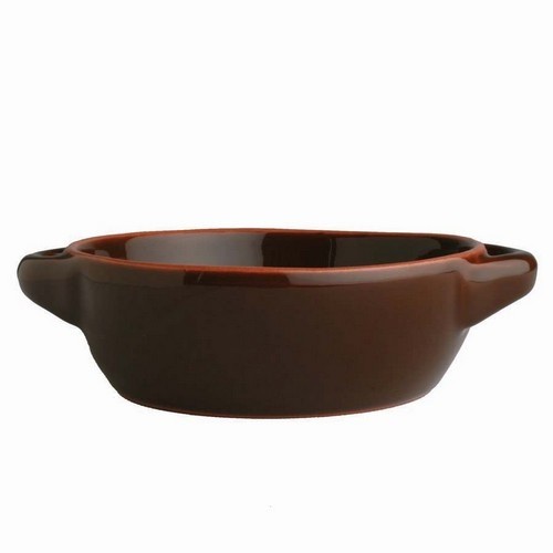 TAG Small Jardin Round Terracotta Baker in Chocolate