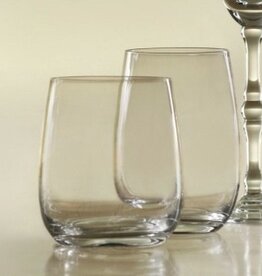 TAG Set of 4 Diana Stemless Wine Glasses in Clear