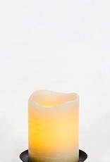 Northern International Inc. 4" Rustic Pillar, Vanilla Fragrance