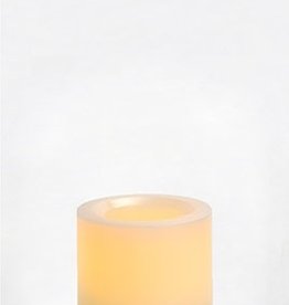 Northern International Inc. 4" Premium Unscented Flameless Wax Pillar in Cream
