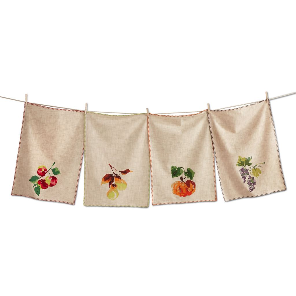 TAG Set of 4 Market Fresh Dishtowels