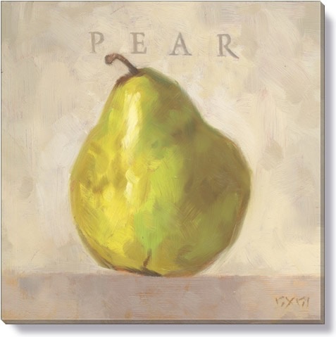 Darren Gygi Home Collection Pear Canvas Print