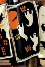 TAG Spooky Haunted House Dishtowel