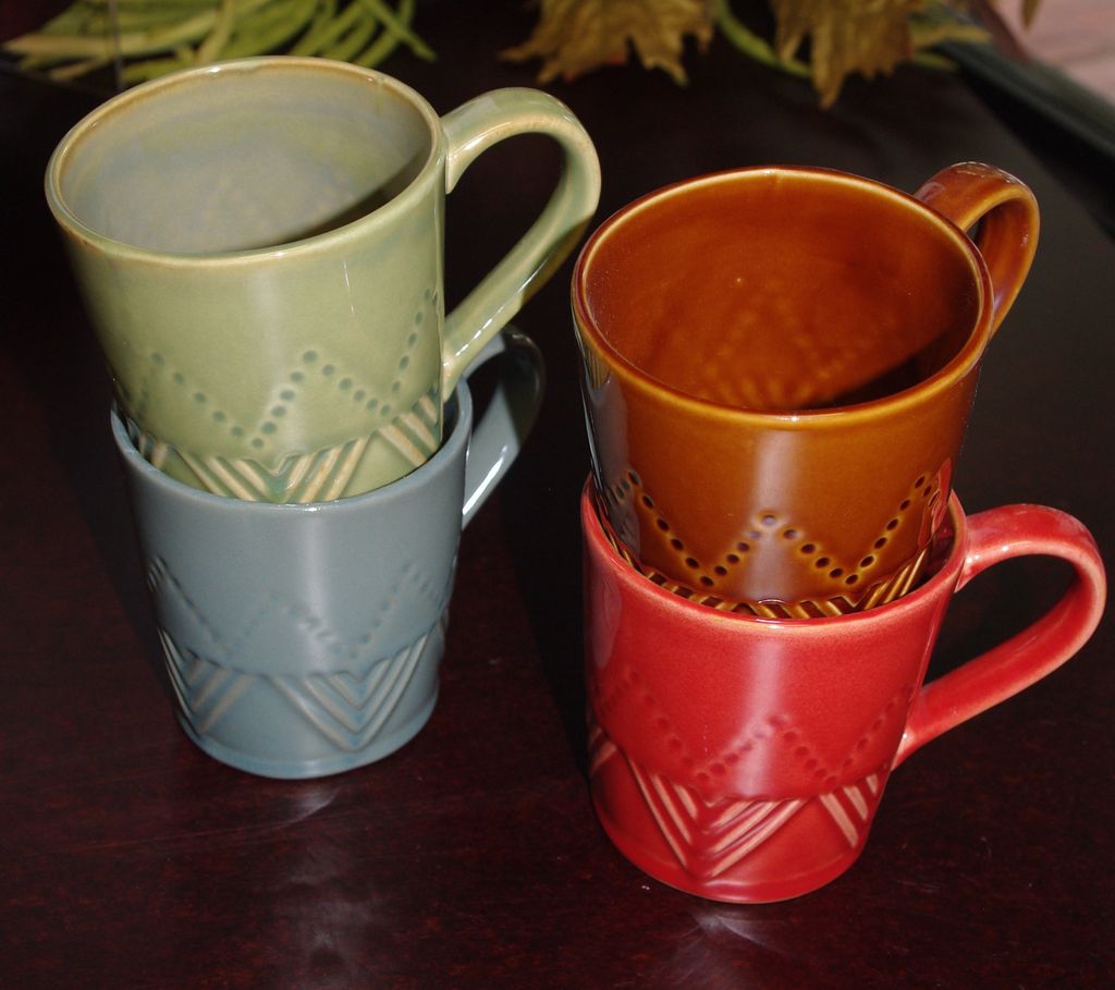 TAG Set of 4 Sierra Stoneware Mugs
