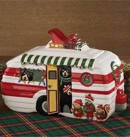 Park Designs Hometown Holiday Cookie Jar