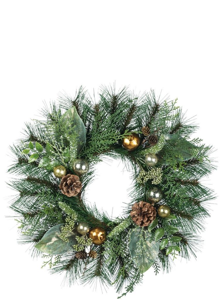 Sullivan Pine Long Needle Candle Ring 6.5”