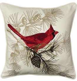 Park Designs Cardinal Embroidered 20" Pillow