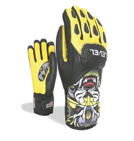 LEVEL LEVEL SKI GLOVE SQ JR CF YELLOW