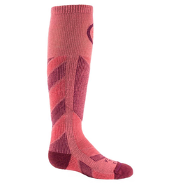 FARM TO FEET FARM TO FEET SKI SOCK KID’S PARK CITY - MIDWEIGHT CARMINE/ZINFANDEL