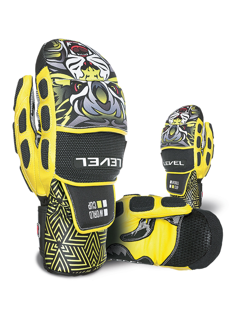 LEVEL LEVEL SKI GLOVE WORLD CUP CF MITT YELLOW