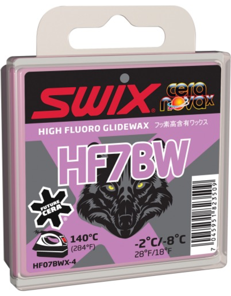 SWIX SWIX WAX HF7BW BLACK WOLF -2°C/-8°C 40G