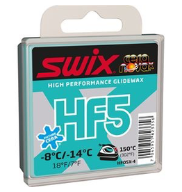 SWIX SWIX WAX HF5 TURQUOISE, -8 °C/-14 °C, 40G