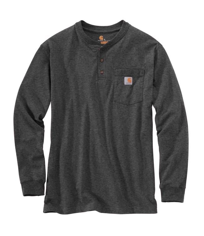 Carhartt Men's Workwear Long-Sleeve Henley T-Shirt - Traditions ...