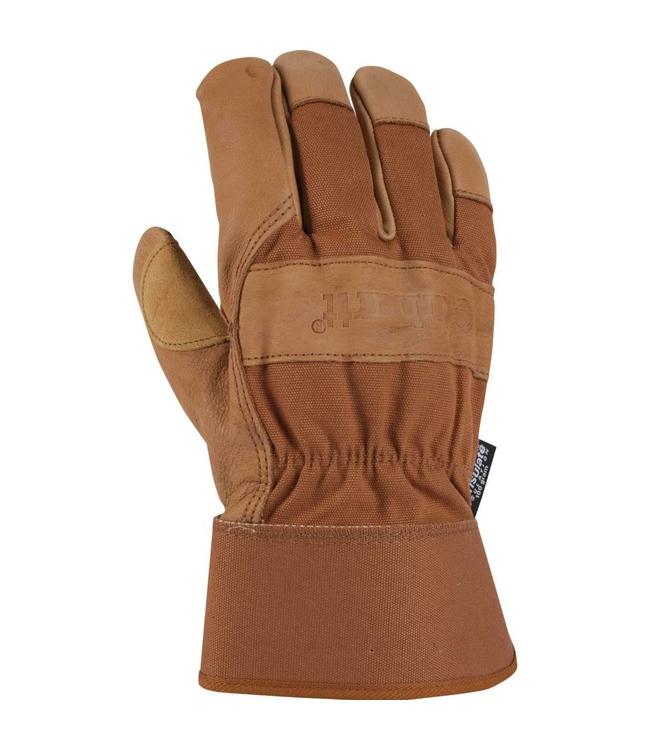Carhartt Men's Insulated Grain Leather Safety Cuff Work Glove A513