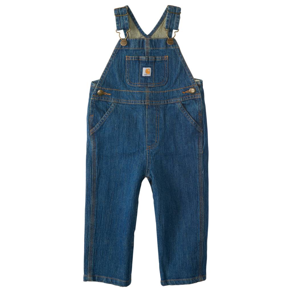 Carhartt Boy's Infant/Toddler Washed Denim Bib Overall