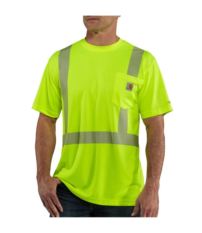 Carhartt Men's Force High- Visibility Short-Sleeve Class 2 T-Shirt 100495