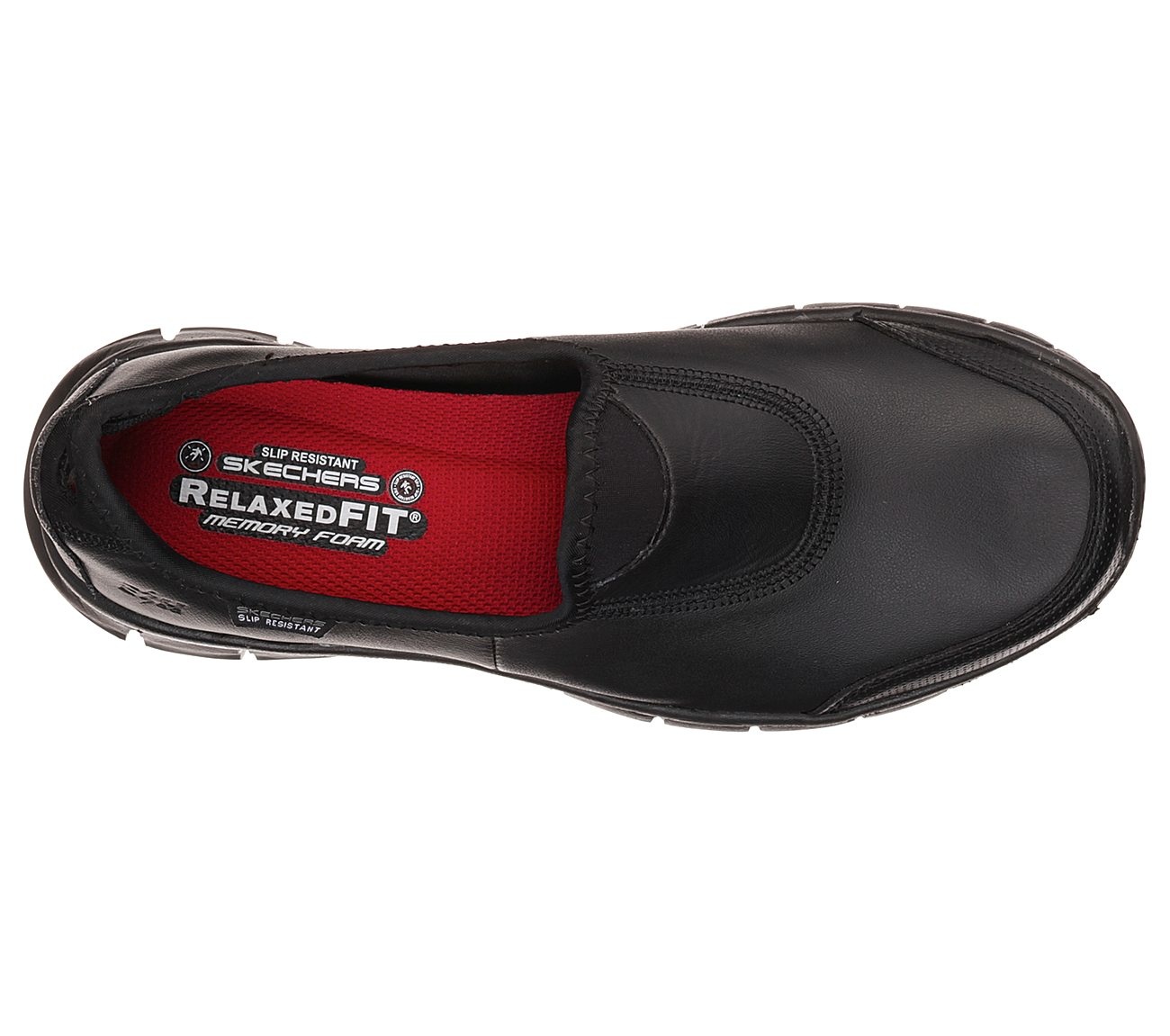skechers relaxed fit red