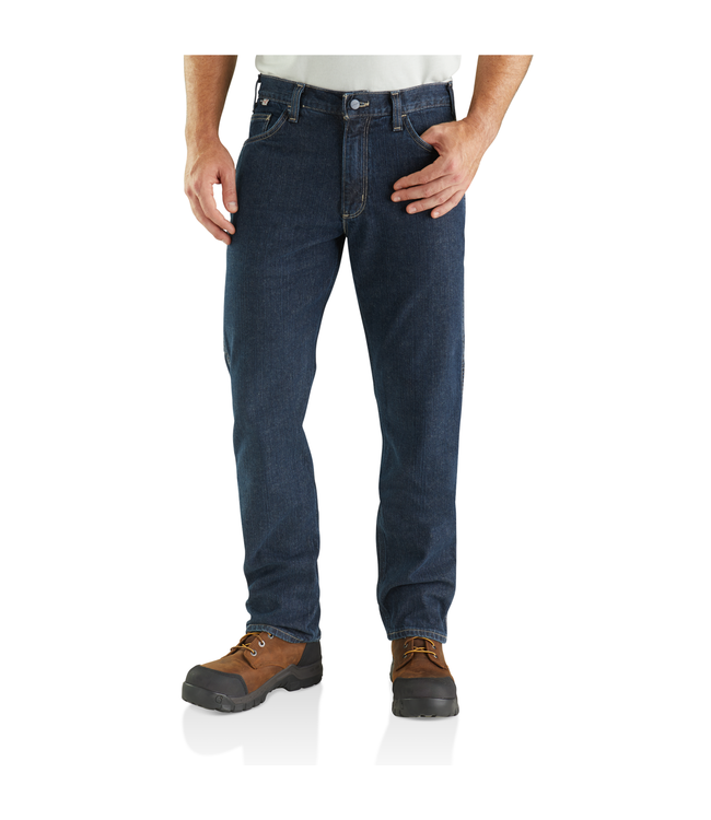 Carhartt Men's Flame Resistant Force Rugged Flex Relaxed Fit Utility Jean