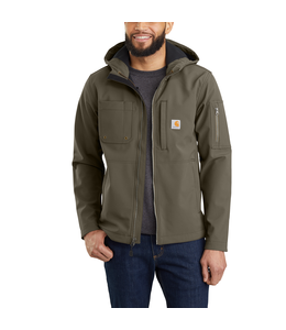 Carhartt Chaqueta de trabajo para hombre Super Dux Mock-Neck