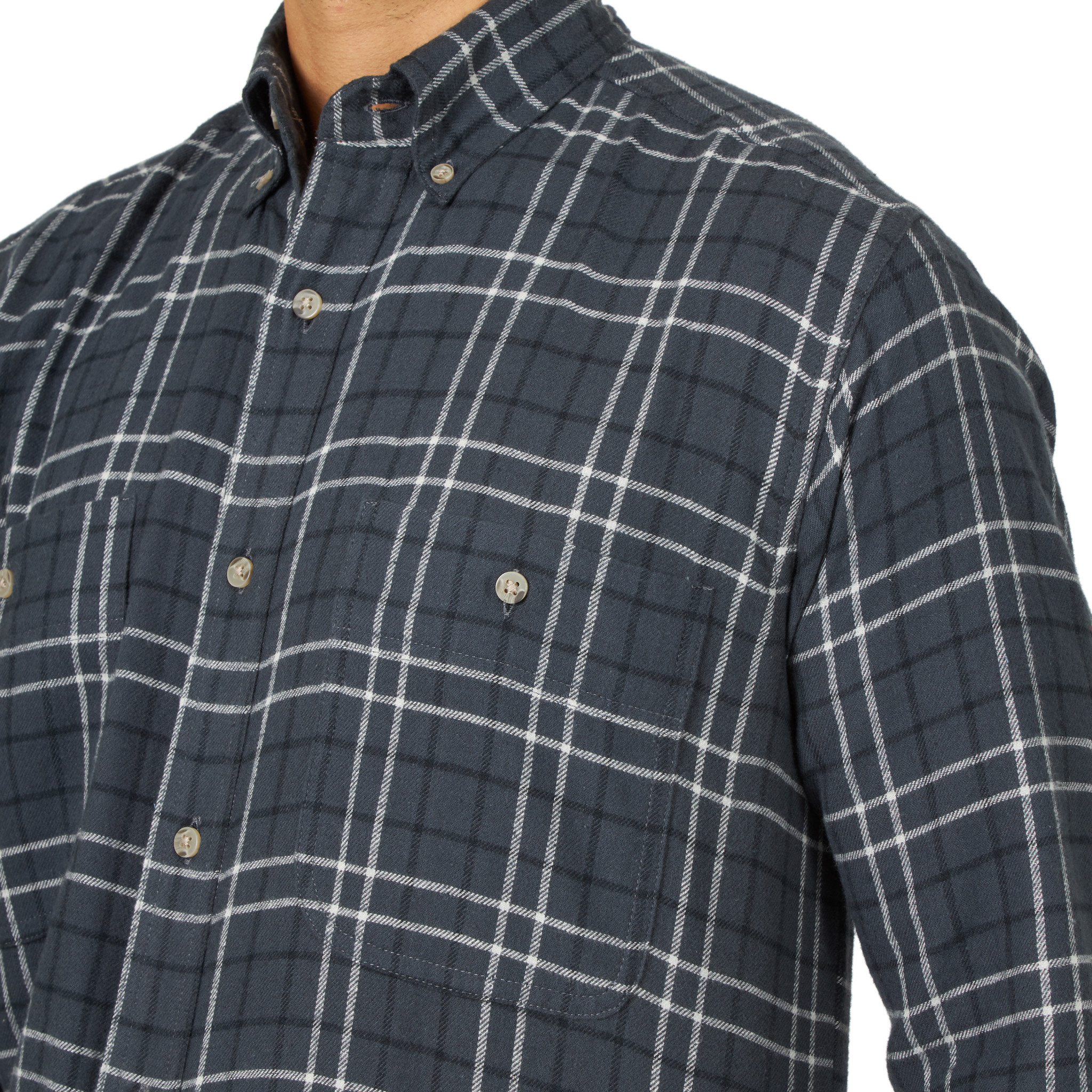 Shirt Flannel Blue Ridge Wrangler 
