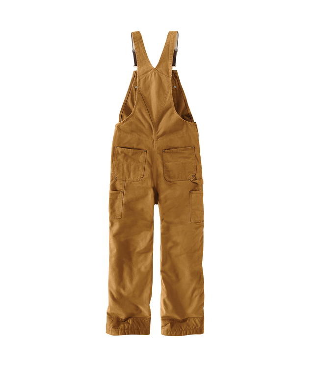 Carhartt Men's Quilt-Lined Washed Duck Bib Overall 104031