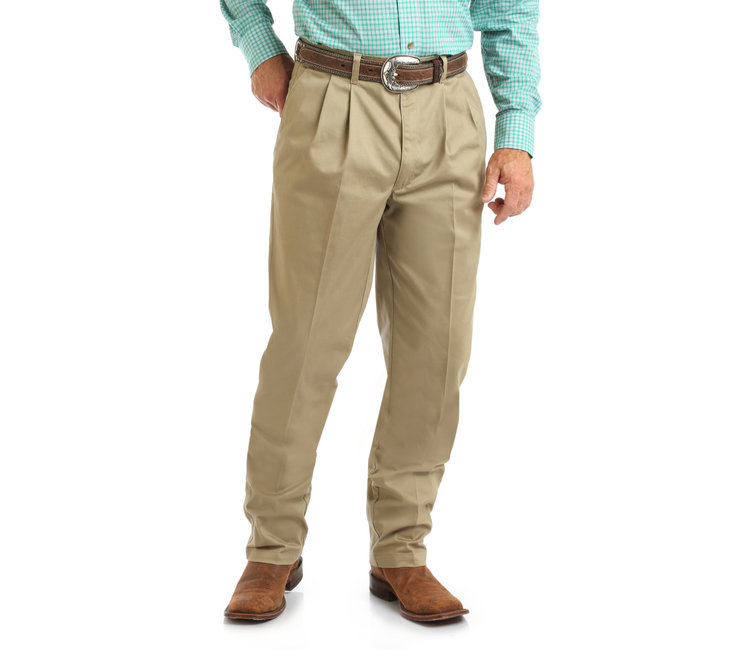 Pleated khaki pants best sale