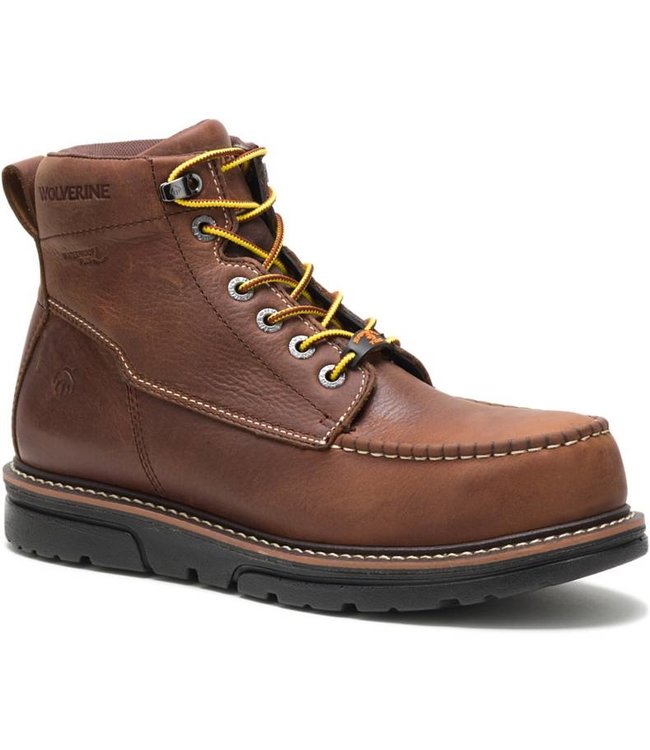 wolverine work boots moc toe