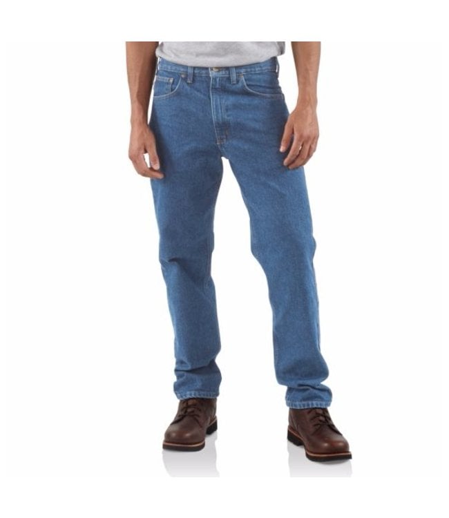 Carhartt Men's Tapered-Leg Straight/Traditional-Fit Jean - Traditions ...