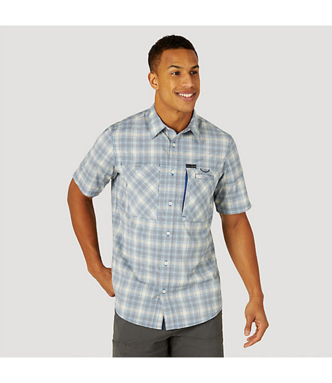 mens wrangler short sleeve shirts