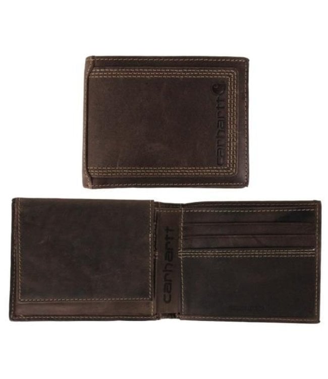 Carhartt Men's B0000207 Saddle Leather Bifold Wallet