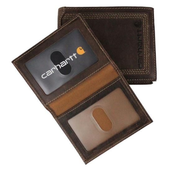 Carhartt Men's B0000207 Saddle Leather Bifold Wallet