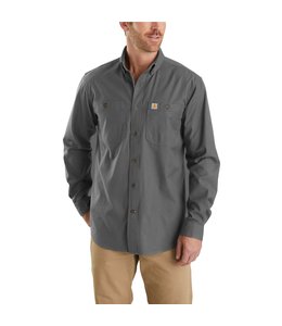 Carhartt Men's Rugged Flex Relaxed Fit Midweight Canvas Long-Sleeve Shirt 103554