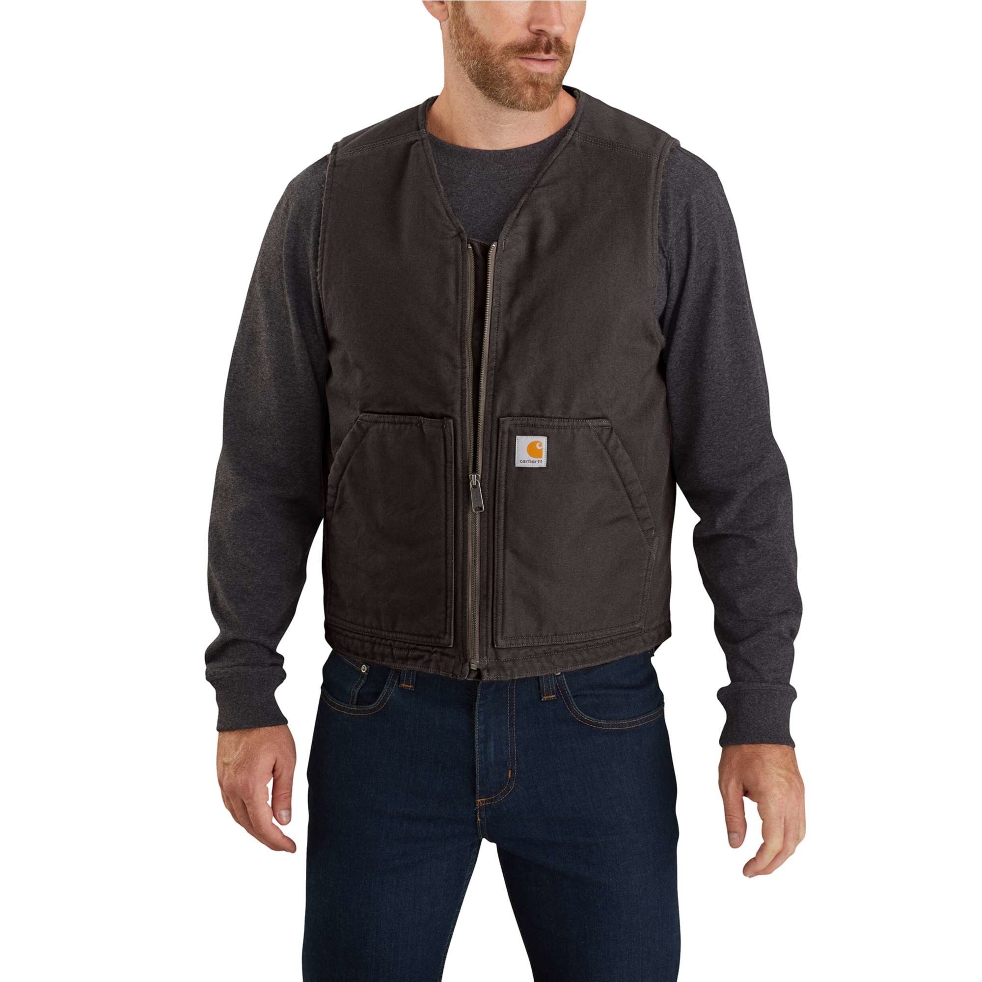 Carhartt Sherpa Lined Vest V19 ダック ベスト image.jpg