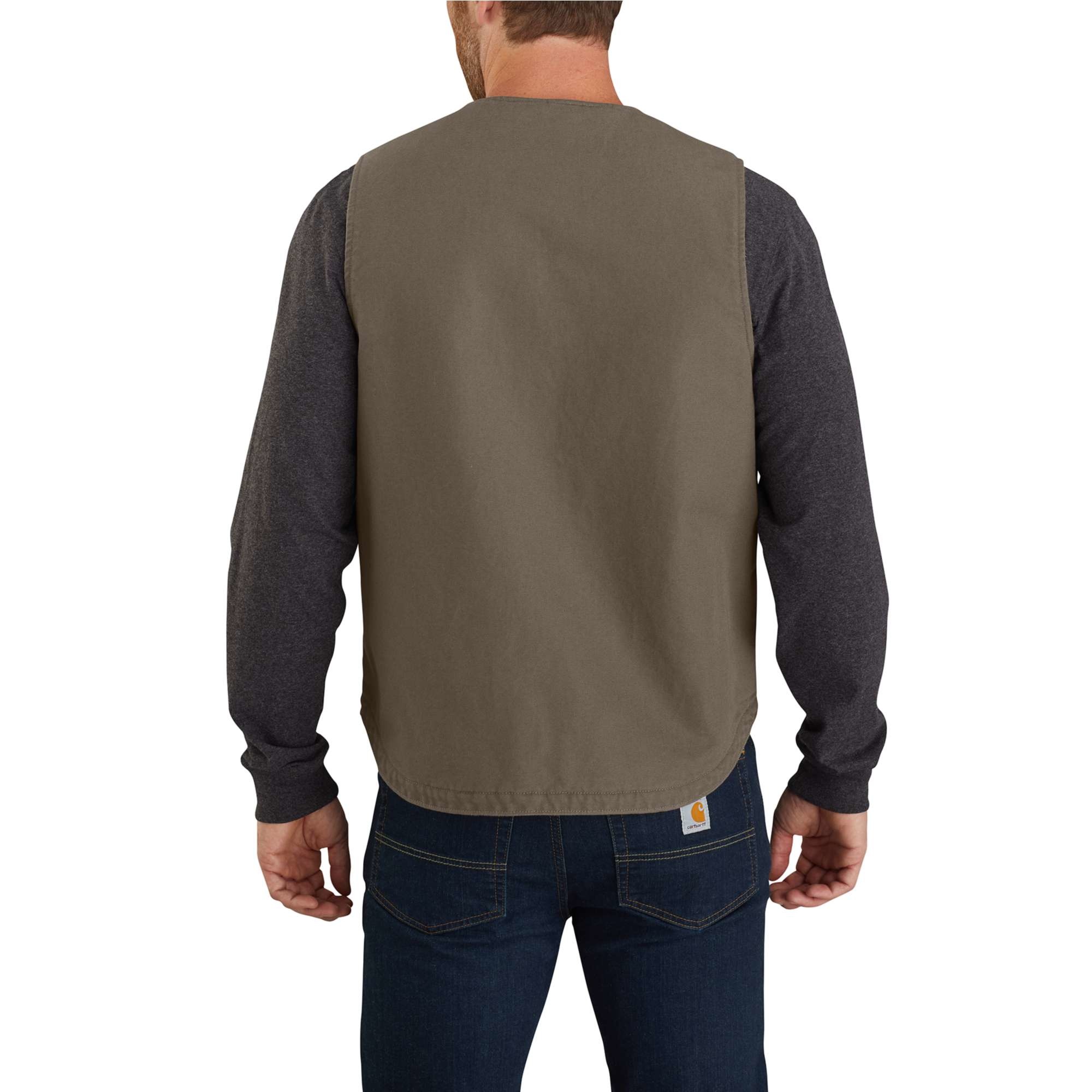 Carhartt Sherpa Lined Vest V19 ダック ベスト Flame-Resistant Duck Sherpa-Lined Vest | CCGEsite