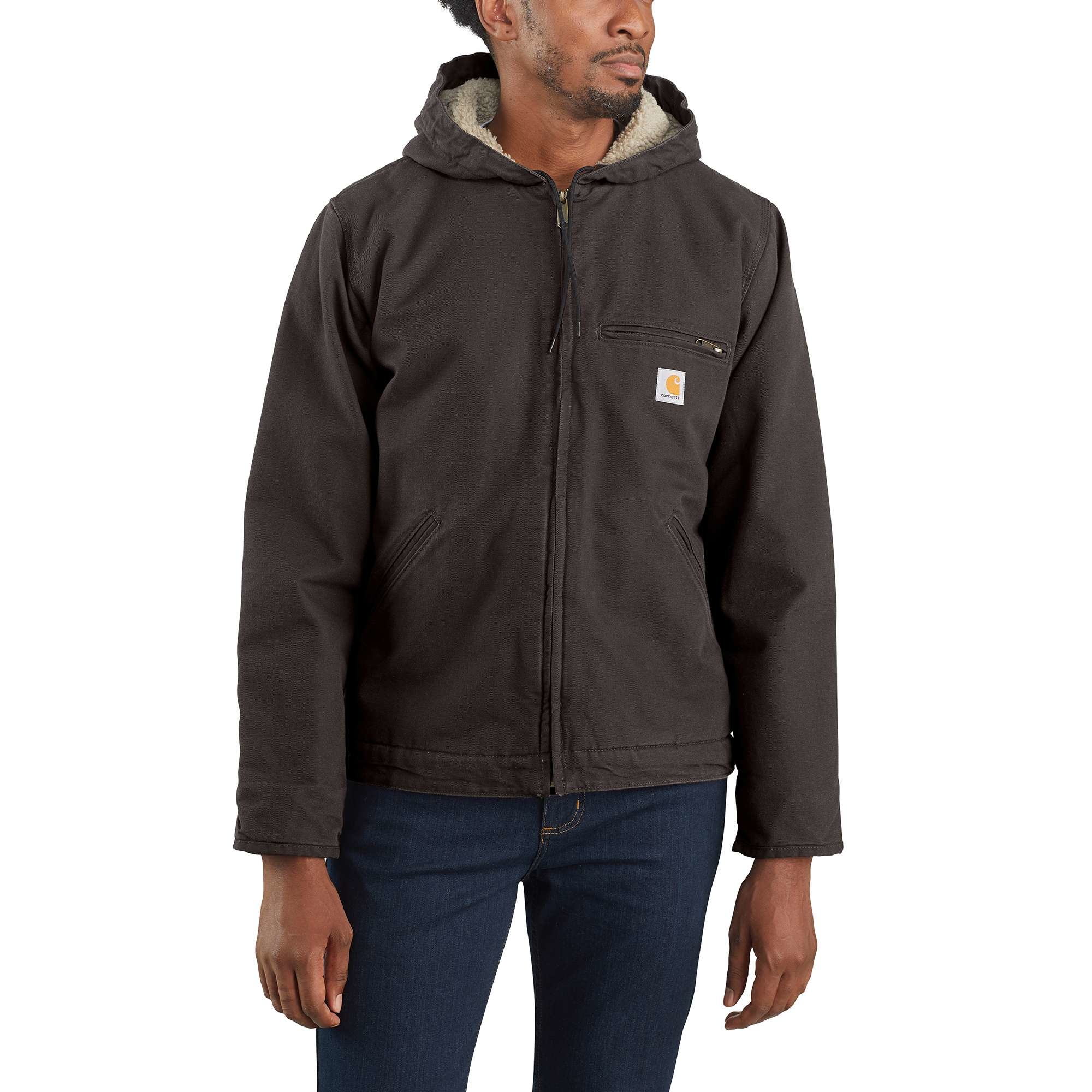 Sherpa lined 2025 carhartt hoodie