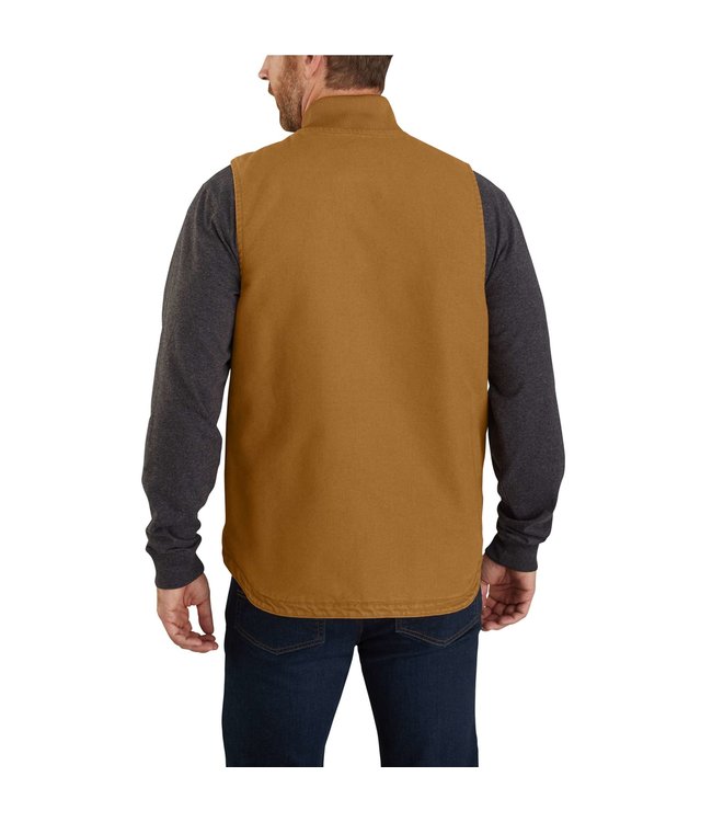 Carhartt Men's Washed Duck Insulated Rib Collar Vest 104395