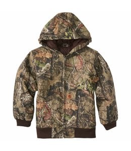 Carhartt Boy's Mossy Oak Camo Flannel Quilt-Lined Active Jacket CP8529