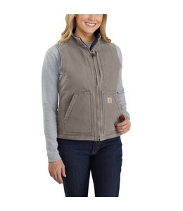 Carhartt Women's Washed Duck Sherpa Lined Vest 104224