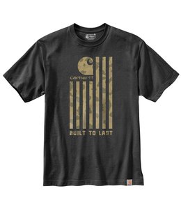 Carhartt Men's Relaxed Fit Midweight Short-Sleeve Flag Graphic T-Shirt 104619