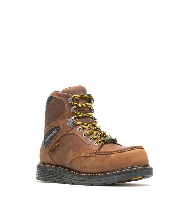 Wolverine Men's HellCat Ultraspring Moc Toe Soft Toe Wedge 6" Work Boot W210001