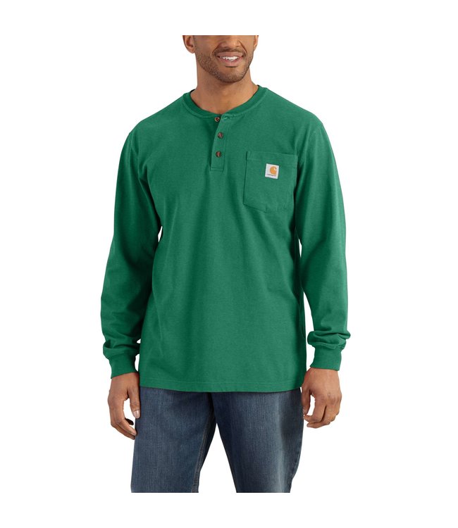 Carhartt Men's Workwear Long-Sleeve Henley T-Shirt K128